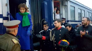Familia Regală a ajuns la Alba Iulia cu TRENUL Regal