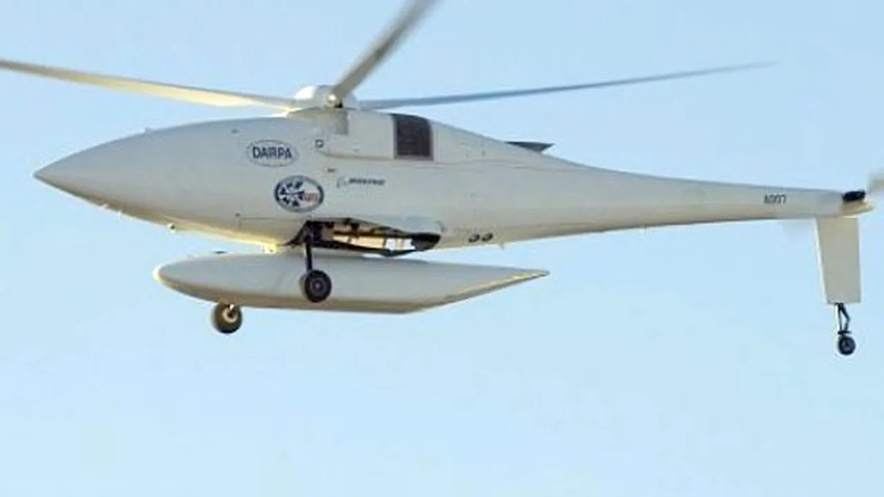 Armata americană a dezvoltat un nou tip de elicopter dronă, dotat cu o cameră de luat vederi de 1,8 gigapixeli