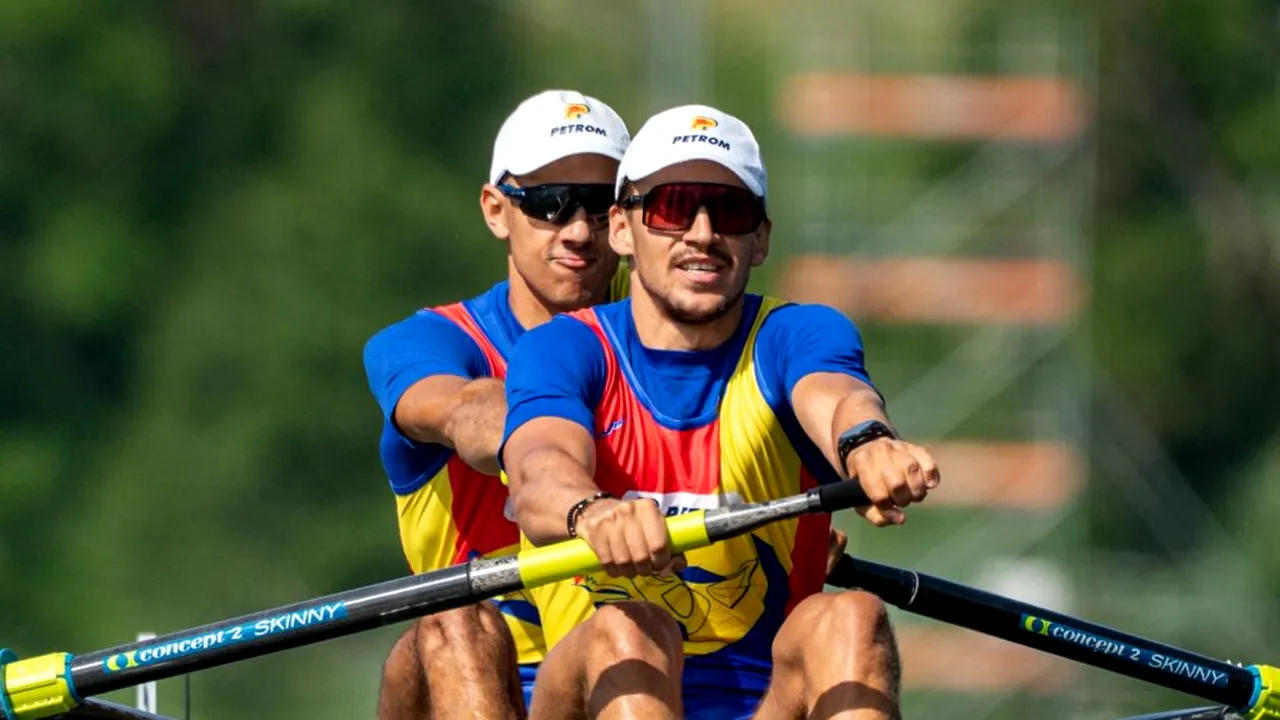 Florin Arteni și Florin Lehaci, medaliați cu aur la Cupa Mondială de Canotaj de la Lucerna