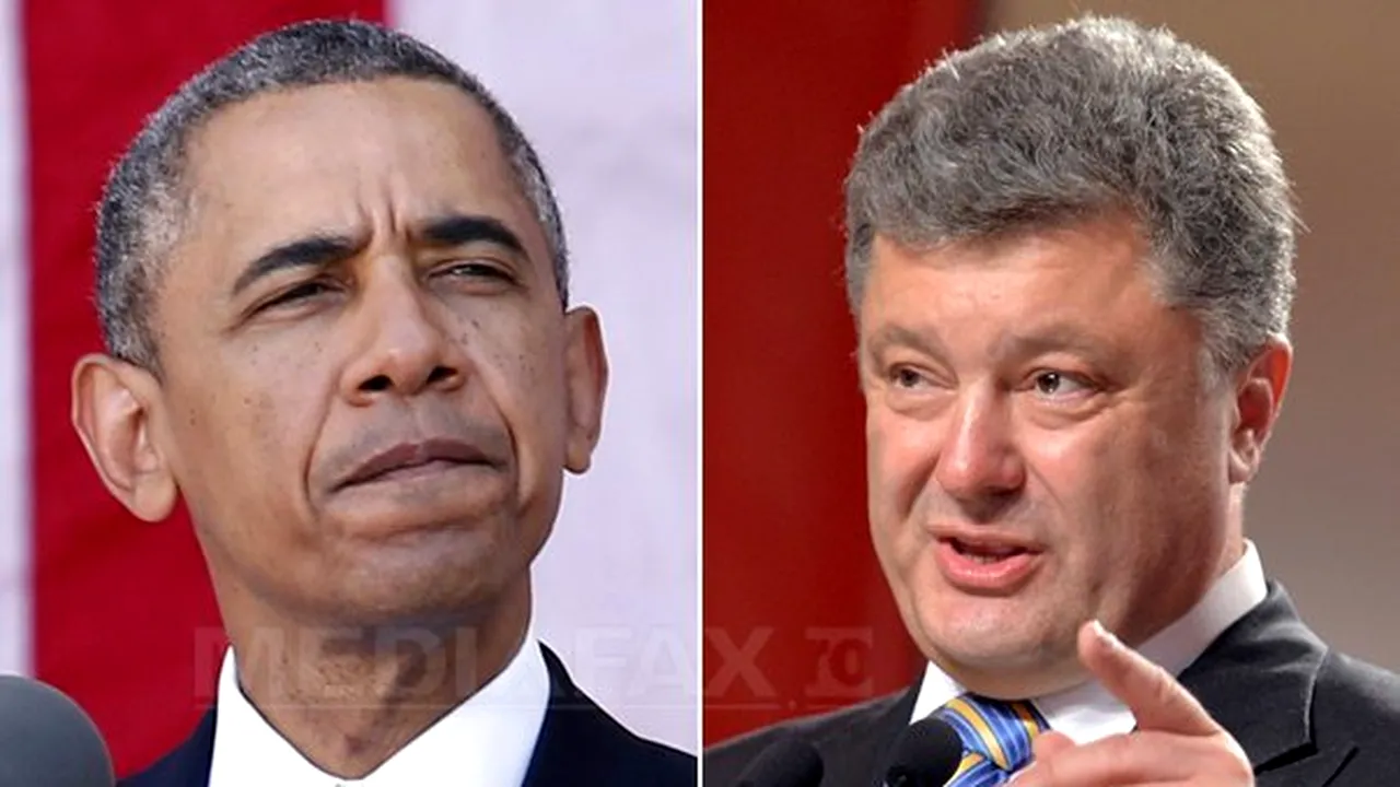 Întâlnire între Barack Obama şi Petro Poroşenko la Varşovia 