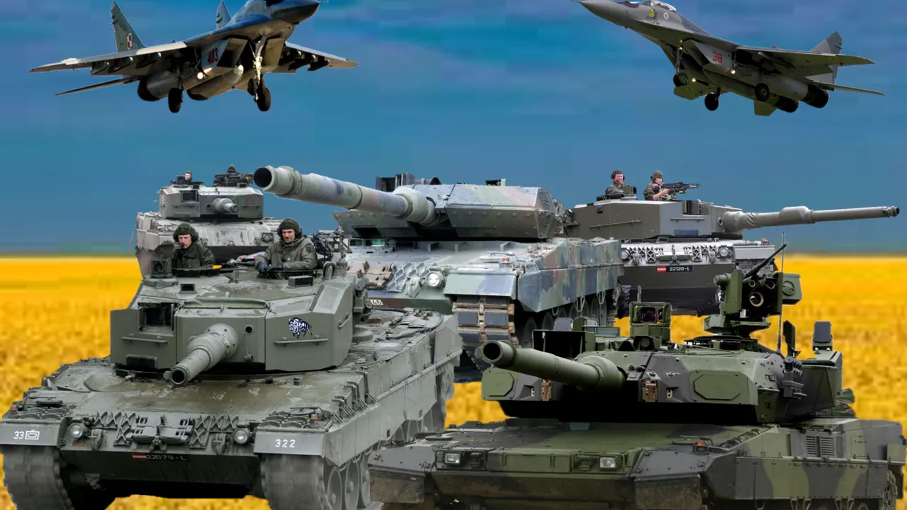 Polonia îl înfurie pe Putin! Va mai livra încă zece tancuri Leopard Ucrainei, cu avioane MiG-29 la pachet 