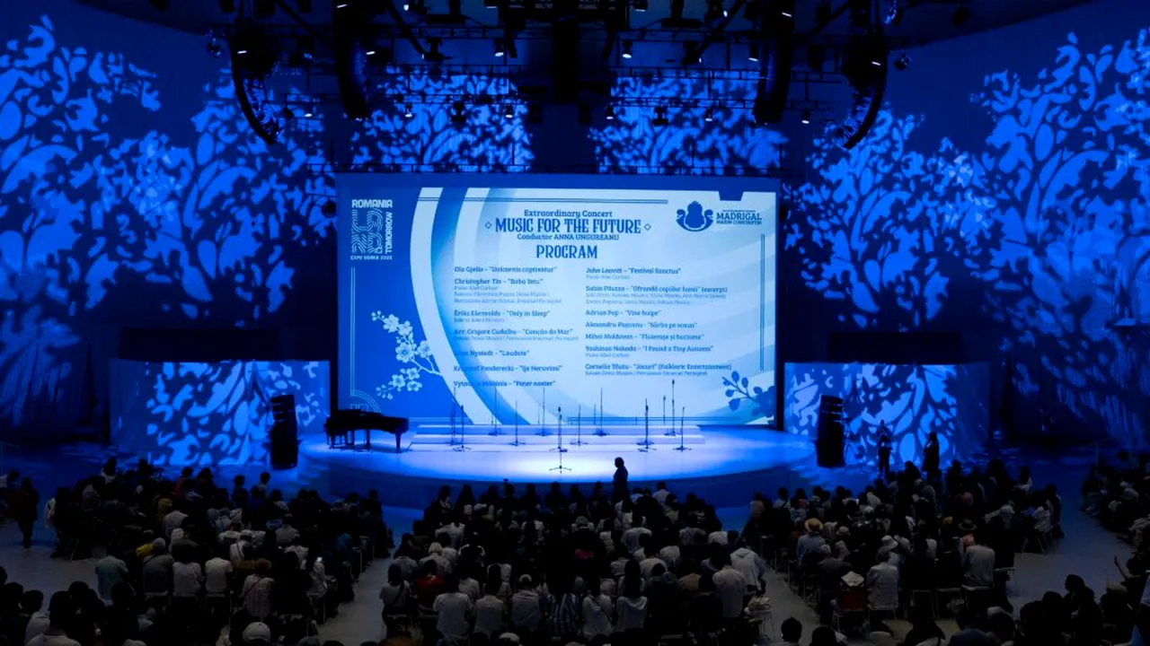 Concerte ale Corului Madrigal la Expo 2025 Osaka și în Pavilionul României
