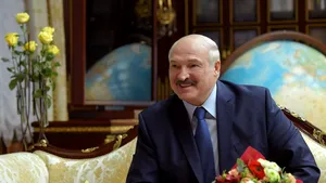 Preşedintele Belarusului la un meci de hochei: Nu există niciun virus aici. Ai văzut vreunul zburând pe aici?