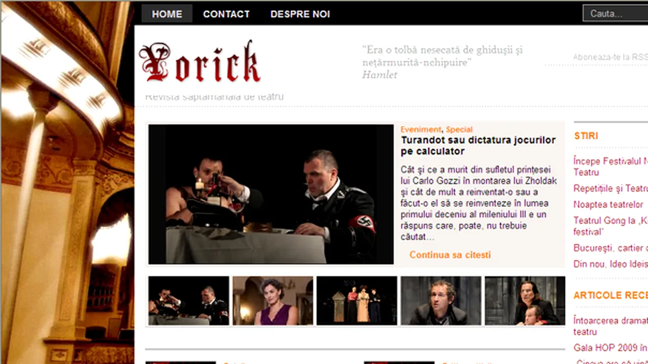 Yorick - revistă online de teatru