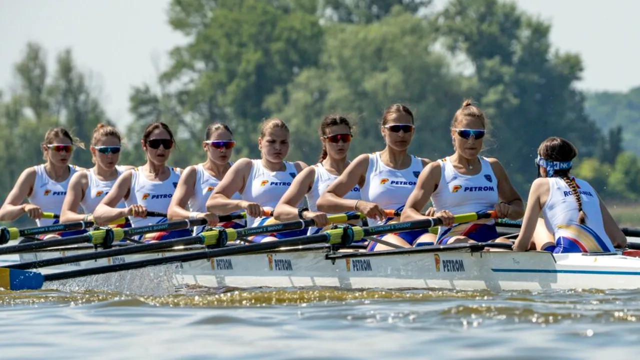 România, trei medalii de aur la Campionatele Europene de Canotaj pentru Juniori de la Brandenburg