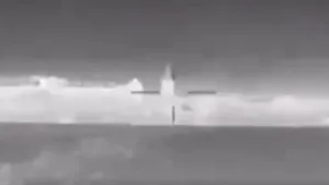 VIDEO Ucraina a distrus o navă rapidă a Armatei Ruse din Marea Neagră, cu o dronă maritimă Magura V5