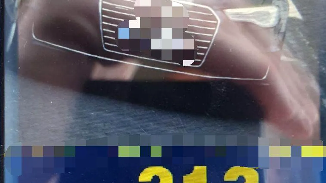 Bărbat din Ungaria, cu permis SUA, prins conducând pe autostrada Deva-Nădlac cu peste 200 de km/oră
