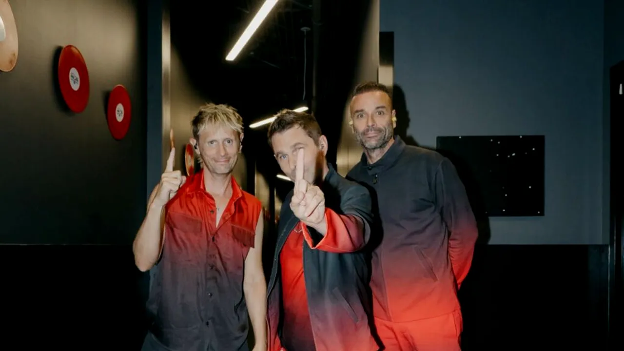 Trupa britanică Muse egalează Oasis și Led Zeppelin: al optulea album pe locul 1 în Marea Britanie