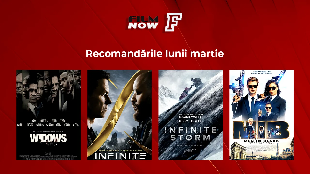 La Film Now, acţiunea este la putere în peliculele lunii martie 