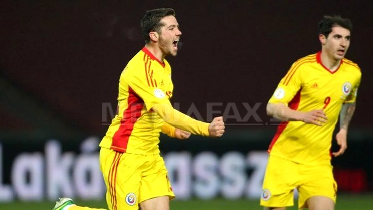UNGARIA - ROMÂNIA, scor 2-2. Chipciu: Am simţit că voi da gol, am făcut şi pariu cu Cristi Tănase