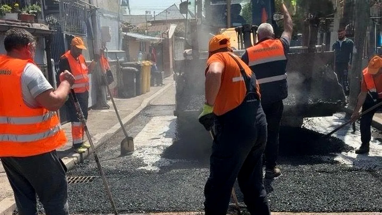 Infrastructură 5: Lucrări finalizate pe trei străzi din Sectorul 5 (P)