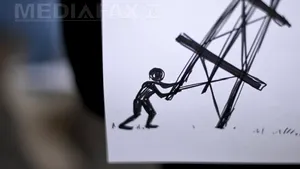 Peste o sută de persoane au protestat faţă de gazele de şist, la Pungeşti