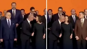 Gest nemaivăzut în politica mare: ministrul croat de Externe a dat s-o sărute pe ministrul german Baerbock. Reacţii dure
