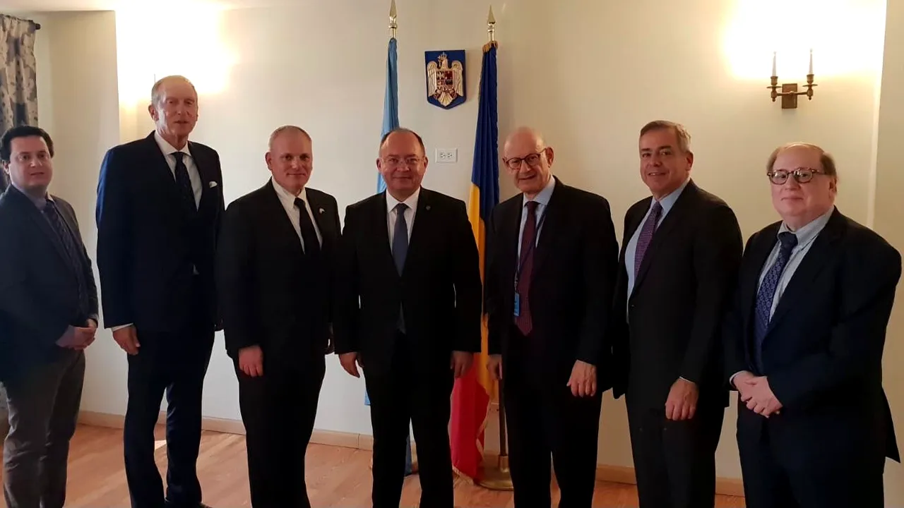 Aurescu a avut o întrevedere cu reprezentanţii principalelor organizaţii internaţionale evreieşti