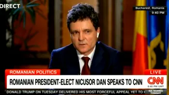 Nicușor Dan, interviu la CNN: Nu a existat un sprijin al administrației Trump pentru George Simion