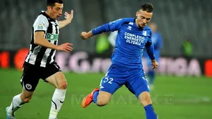 U Cluj a învins Pandurii Târgu Jiu, scor 1-0, şi s-a calificat în semifinalele Cupei României