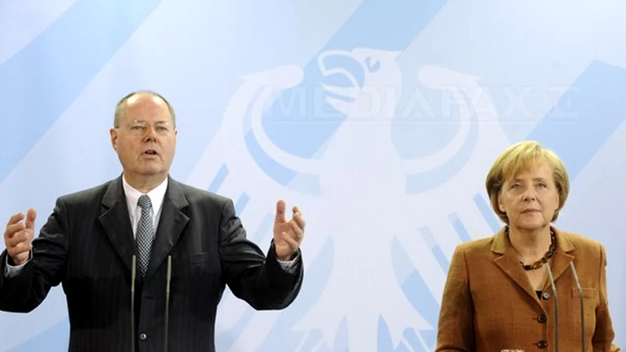 Angela Merkel şi Peer Steinbrück au terminat la egalitate singura lor dezbatere televizată