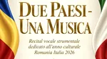 „Două țări, o singură muzică”. Concert special dedicat prieteniei dintre România și Italia