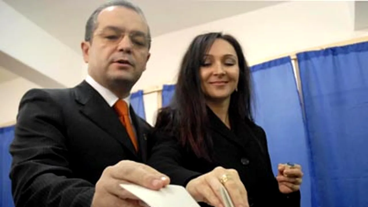 Boc spune că a votat pentru partid, pentru România şi pentru Europa