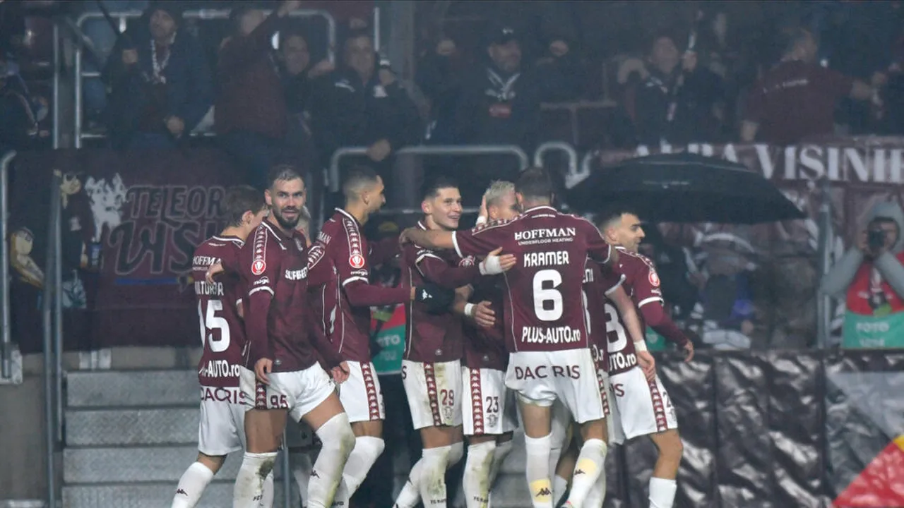 Cupa României la fotbal. Echipa Rapid a fost eliminată din competiție