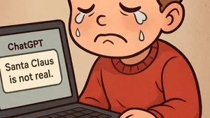 Moș Crăciun față cu ChatGPT / ChatGPT îi spune copilului tău că Moș Crăciun nu există / Ce faci ca părinte?