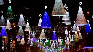 Aproape trei milioane de beculeţe pentru sărbătorile de iarnă vor fi aprinse vineri în Bucureşti. Care este traseul de 23 de kilometri al luminiţelor - VIDEO