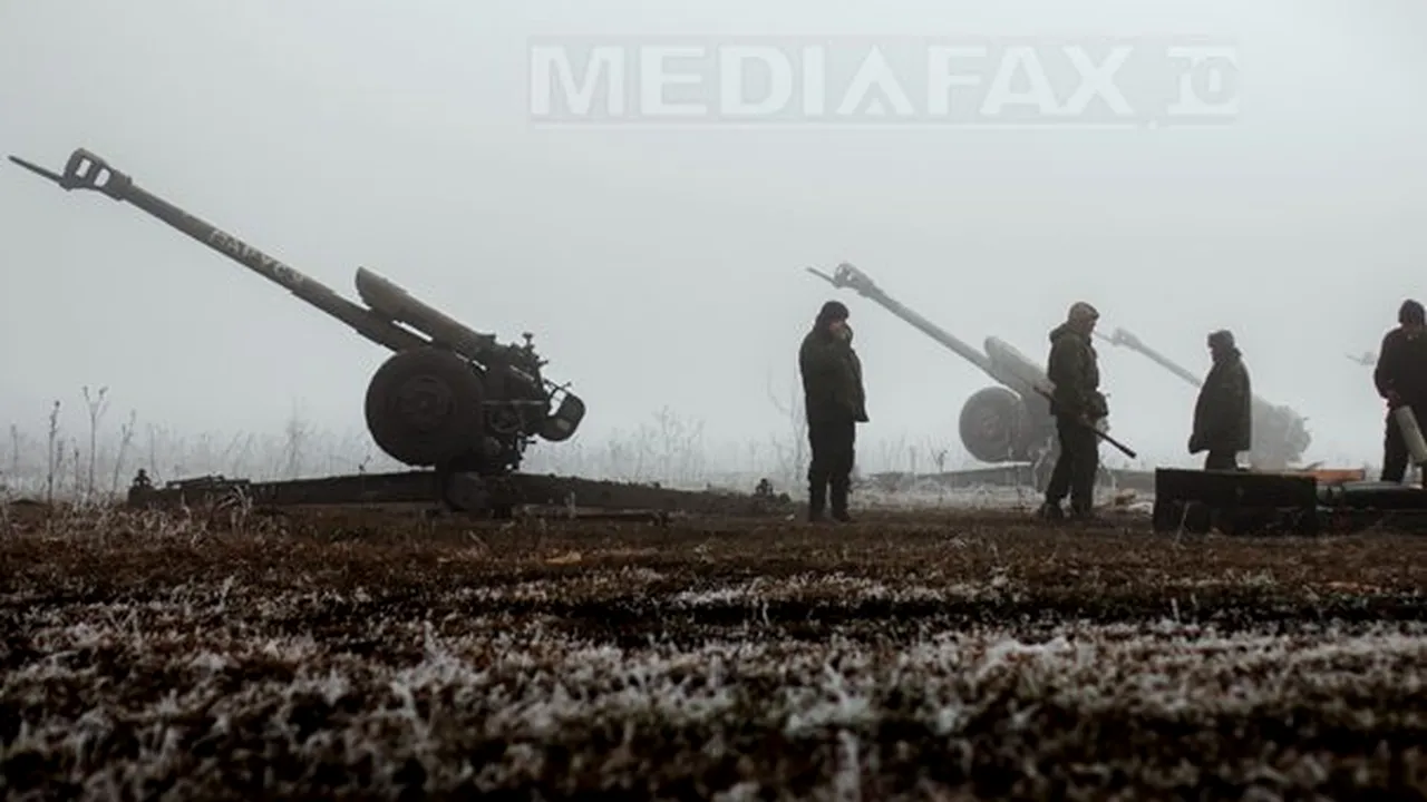 Doi ofiţeri ucraineni morţi şi 11 răniţi în operaţiunile militare din Donbas în ultimele 24 de ore