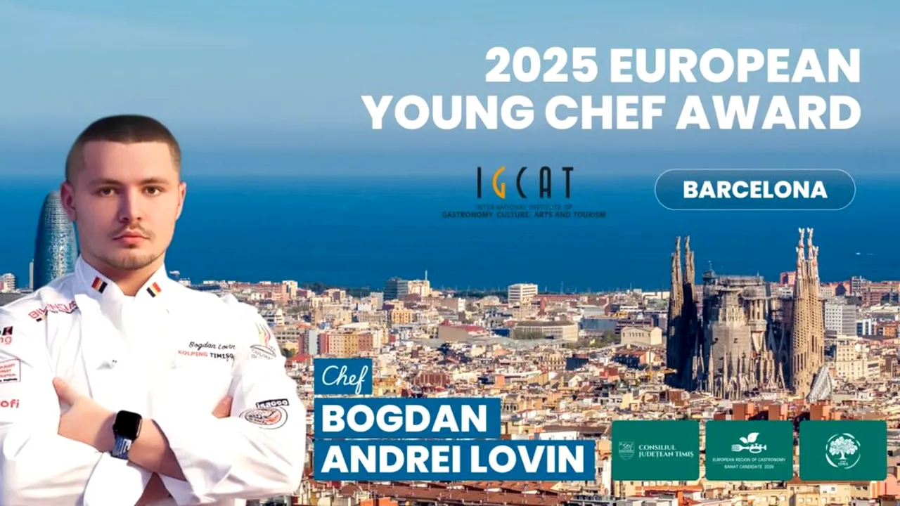 Savorile Banatului vor fi descoperite la European Young Chef Award 2025, unul dintre cele mai importante concursuri gastronomice din Europa