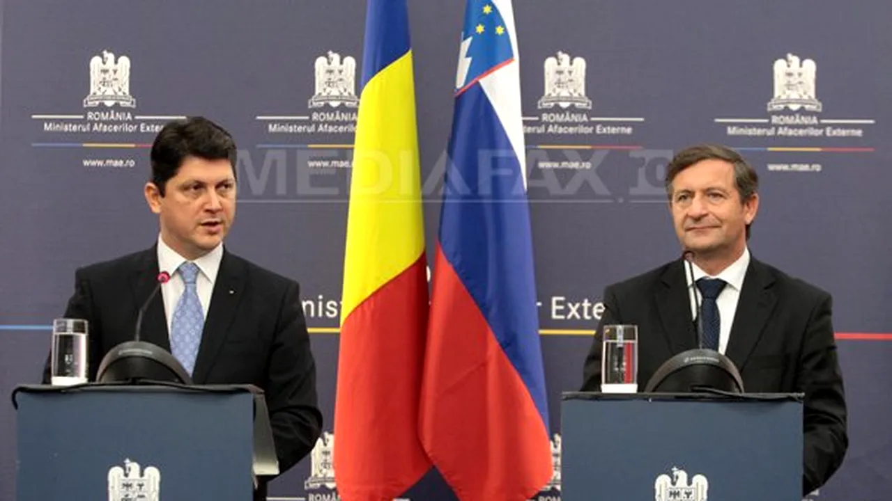 Slovenia sprijină poziţia României privind bugetul UE şi aderarea la Schengen în 2013