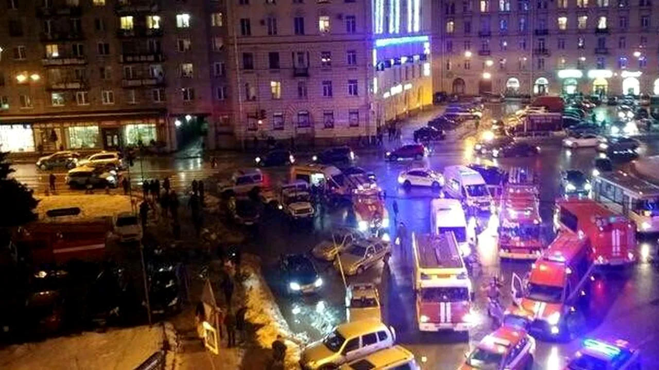 Explozia de la Sankt Petersburg a fost cauzată de un 