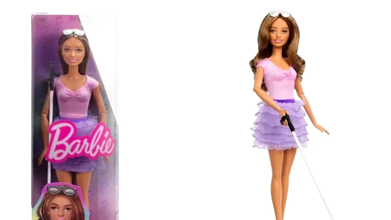A fost lansată prima păpuşă Barbie oarbă