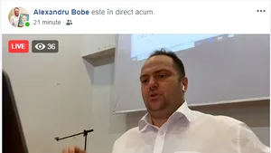 Coronavirus în România: Un profesor de la Universitatea „Ovidius” ţine cursurile live, pe Facebook