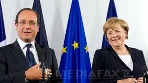 Merkel şi Hollande sărbătoresc 50 de ani de prietenie franco-germană