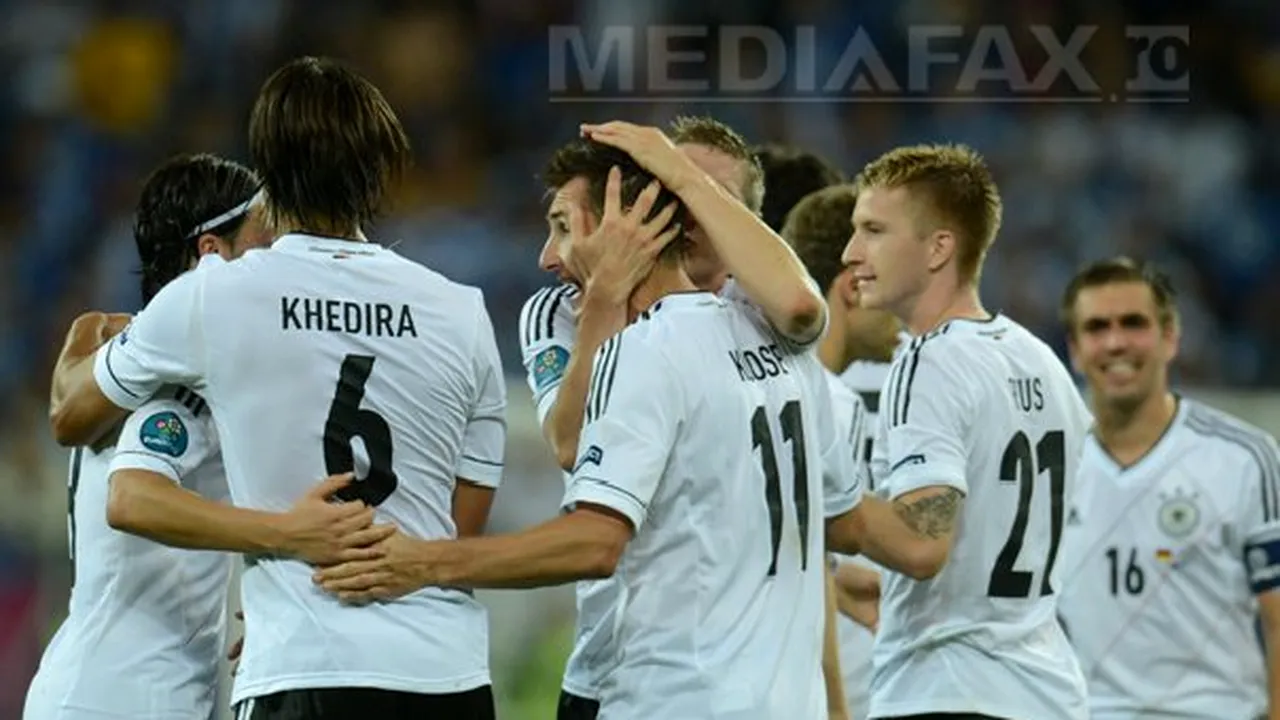EURO-2012: Germania a învins Grecia, scor 4-2, şi s-a calificat în semifinale