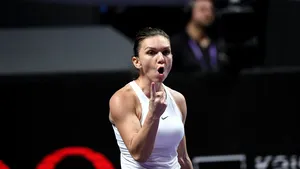 FOTO | Reacţia Simonei Halep după ce l-a scos din sărite pe Darren Cahill: Nu e uşor să-l enervez, dar în cele din urmă am reuşit