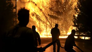 Un incendiu de vegetaţie ameninţă locuinţele de pe insula Kefalonia. Peste 55 de focare de incendii sunt active în Grecia