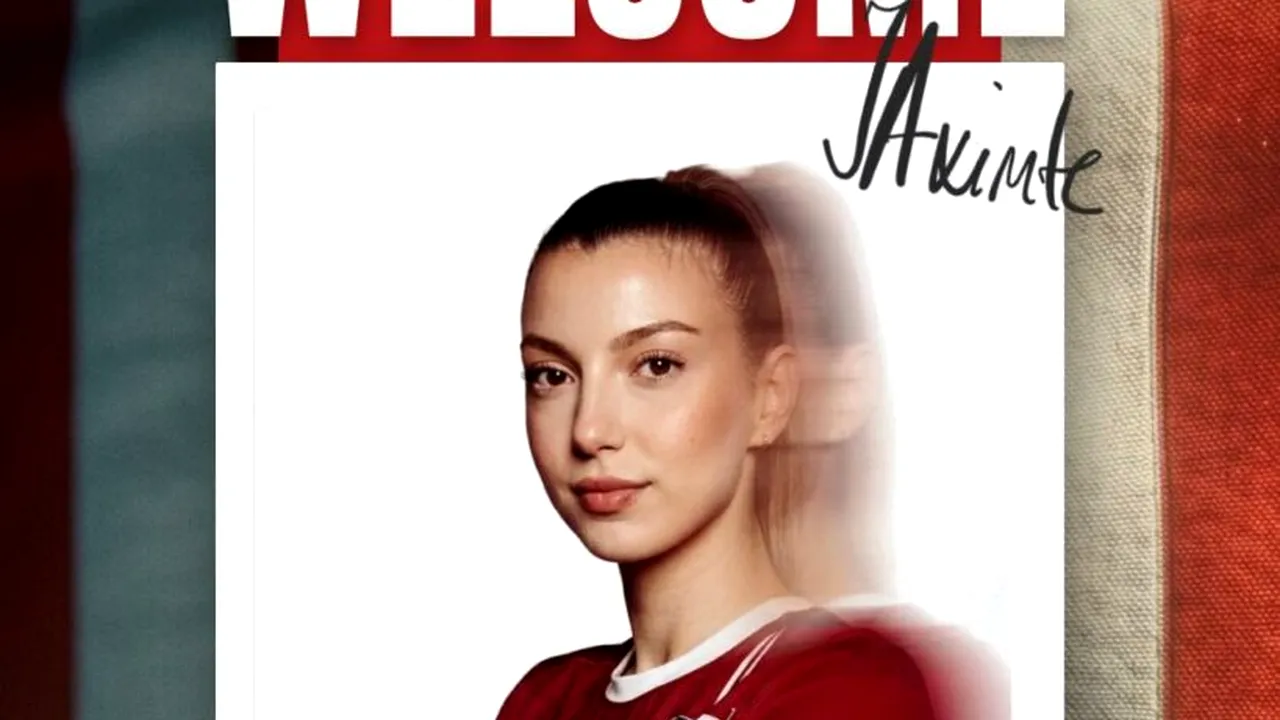 Dinamo o transferă pe internaționala română de volei Iarina Axinte de la campioana CSO Voluntari