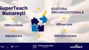 Prima conferinţă SuperTeach din acest an şcolar va avea loc la Palatul Parlamentului 
