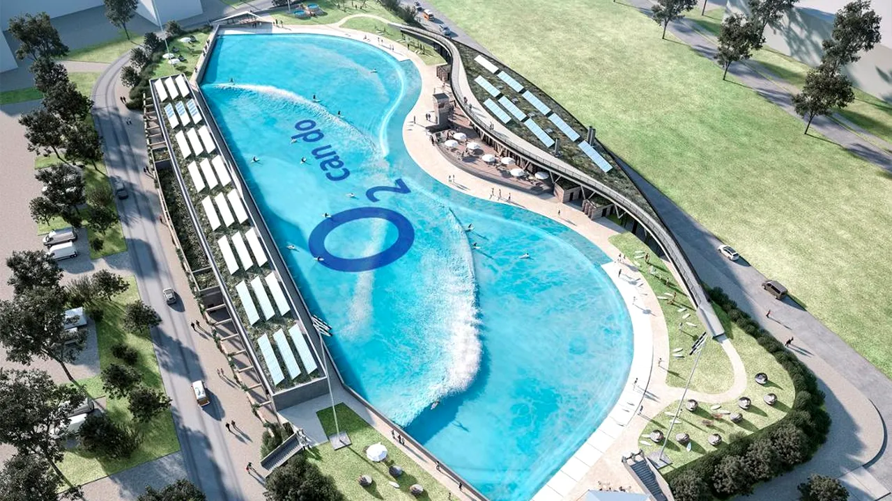 Cel mai mare parc de surf din Europa va fi înconjurat de bere, cu vedere la munţii bavarezi