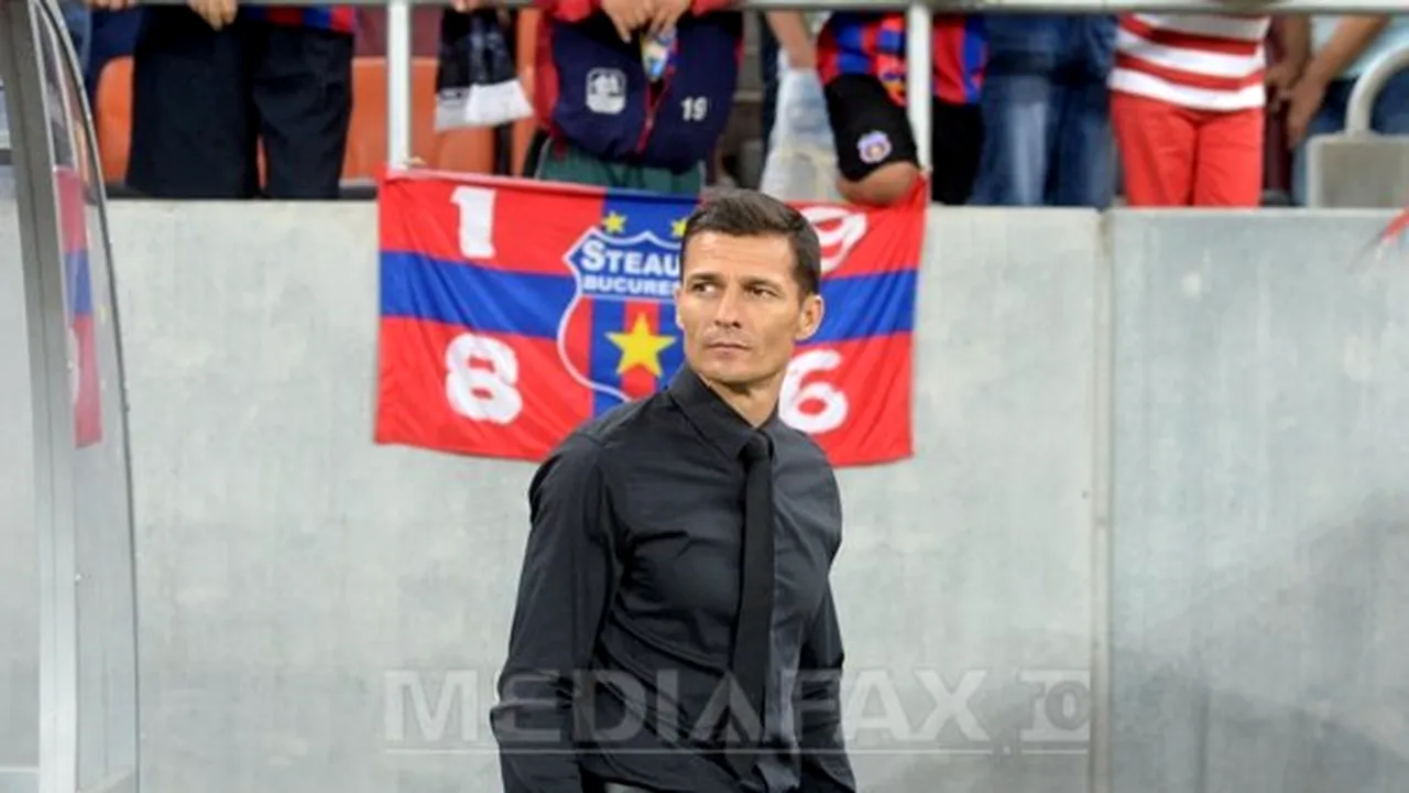 Gâlcă: Îmi doresc, vreau şi cred că ne vom califica în grupele Ligii Campionilor / Gazzaev: Steaua a meritat să meargă mai departe
