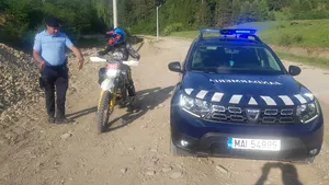 Un concurent de la Campionatul Naţional Individual al României la Hard Enduro s-a rătăcit. A fost nevoie de intervenţia jandarmilor