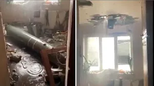 Rachetă neexplodată pe podeaua unui apartament din Harkov