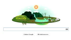 GOOGLE celebrează astăzi ZIUA PĂMÂNTULUI, cu un logo special