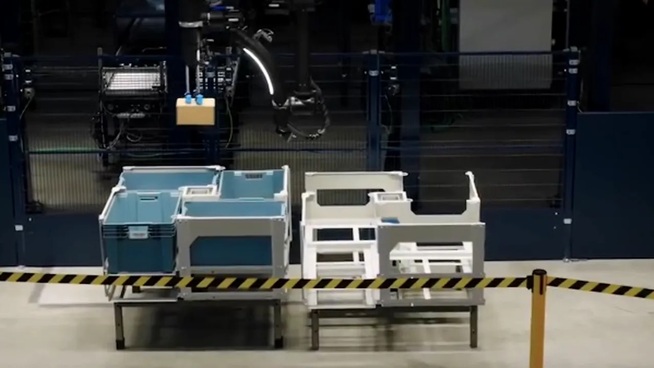 Amazon folosește inteligența artificială pentru a face roboții lucrători mai buni în depozite. Cum funcționează Blue Jay