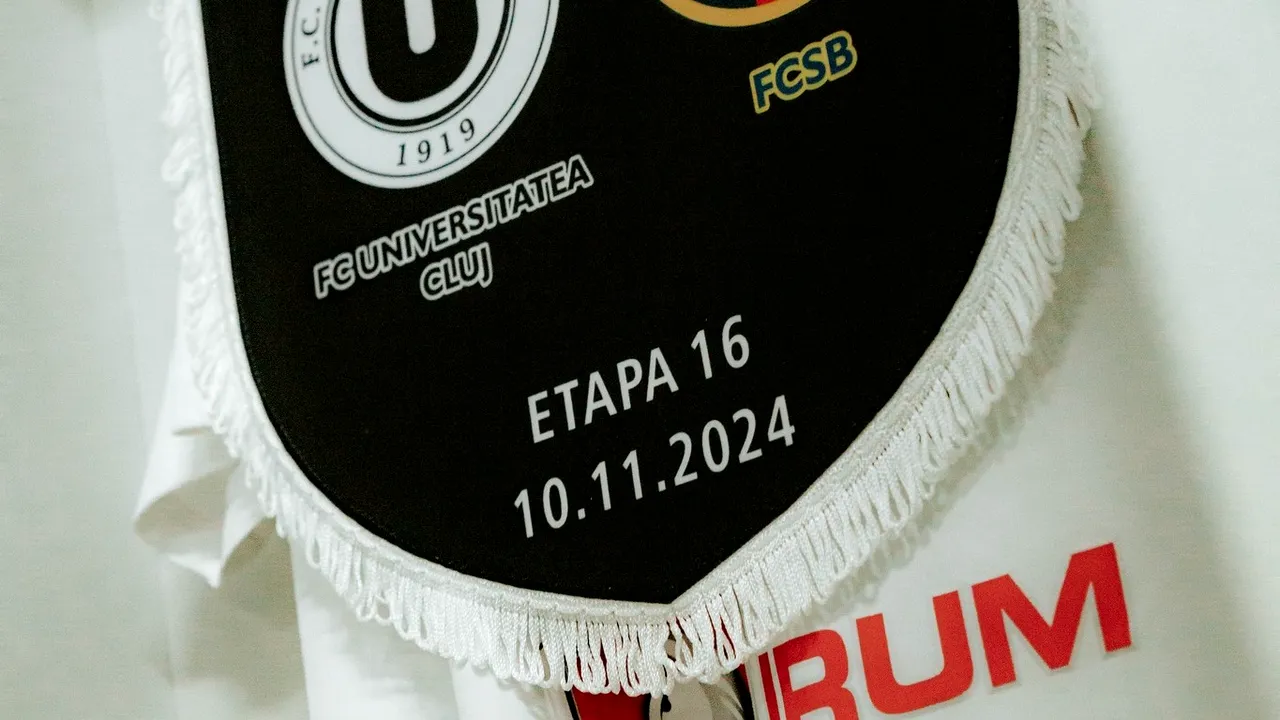 U Cluj - FCSB 1-2, în -ul etapei a 16-a din Superligă. Campioana a subordonat liderul