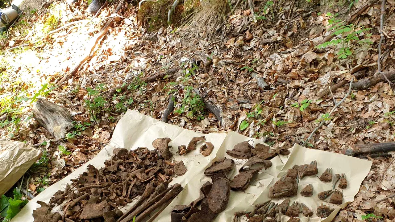 Vestigii din război, descoperite în judeţul Vrancea
