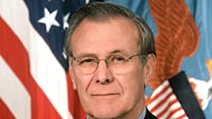 Donald Rumsfeld le cere liderilor NATO să dea dovadă de fermitate la summitul de la Bucureşti