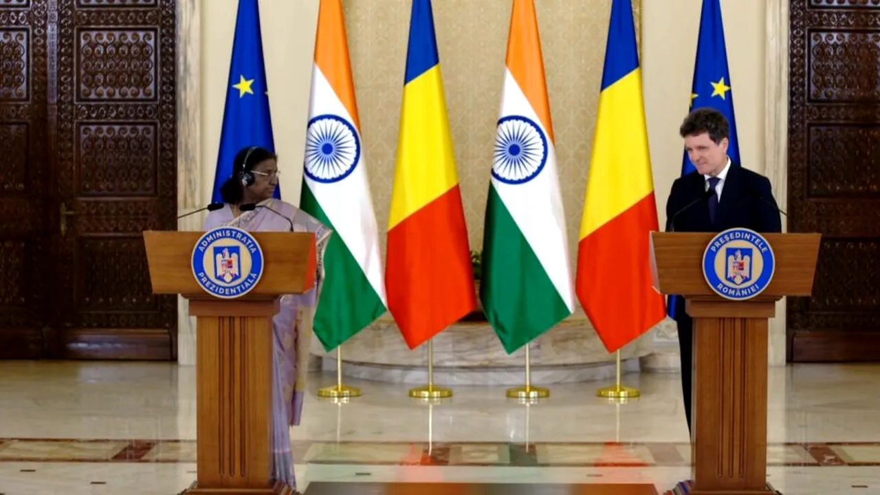 Prima vizită a unui președinte indian în România după 30 de ani. Nicușor Dan: marchează „un nou început” în relațiile dintre cele două țări