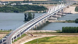 Podul Calafat-Vidin: Cum arată noul pod dintre România şi Bulgaria, văzut de sus - GALERIE FOTO