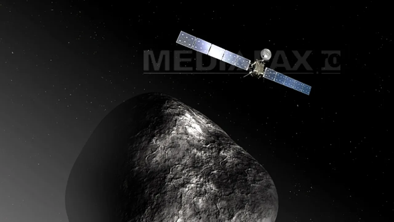 Cometa Ciuriumov-Gherasimenko şi-a pierdut stratul exterior de praf din cauza apropierii de Soare